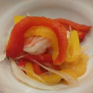 【お酢/鶏ガラ消費レシピ】パプリカの簡単彩りマリネ